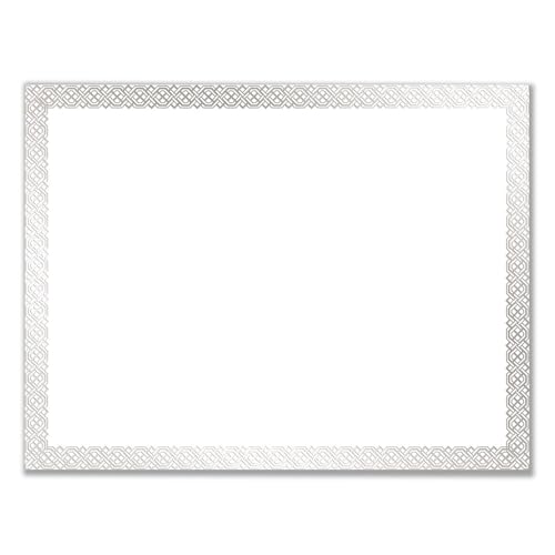Papier tressé certificat argent pour immortaliser vos diplômes