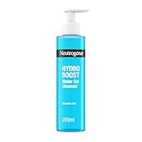 Neutrogena Hydro Boost Water Gel Facial Cleanser, with Hyaluronic Acid for Dry or Dehydrated Skin 200ml