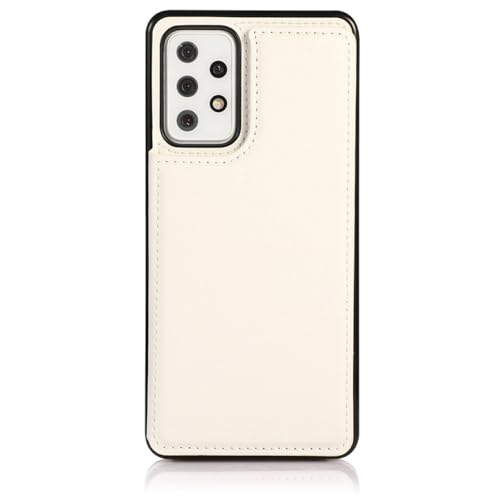 Housse Samsung Galaxy S24 Plus blanche en cuir pour simplifier vos trajets et réunions