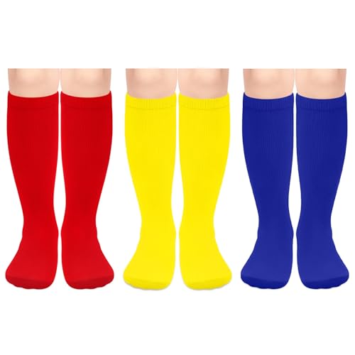 Image of Sarfel Toddler Soccer Socks Kids Soccer Socks Youth Soccer Socks Kids Baseball Socks Girls Softball Socks Boys Football Socks