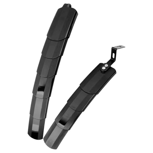 Garde-boue VTT arrière et avant noir amovible pour vélo de route