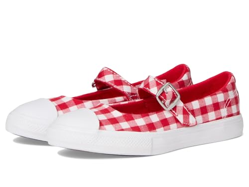 Converse Unisex-Child Chuck Taylor All Star Dainty Mary Jane Checkered Easy on (Little Kid) Sneaker