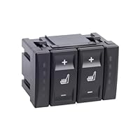 Flydida Elektrischer Sitzheizungsschalter Mondeo MK4 Sitzheizungsknopf Kontrollschalter Passend für Galaxy MK3 S-Max Mk1 2006-2014 Autozubehör Teil# 6M2T19K314AC BS7T19K314AB 6M2T-19K314-AC