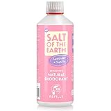 Protección duradera. Sal de la Tierra Lavanda y vainilla Natural Desodorante Recambio 536 g
