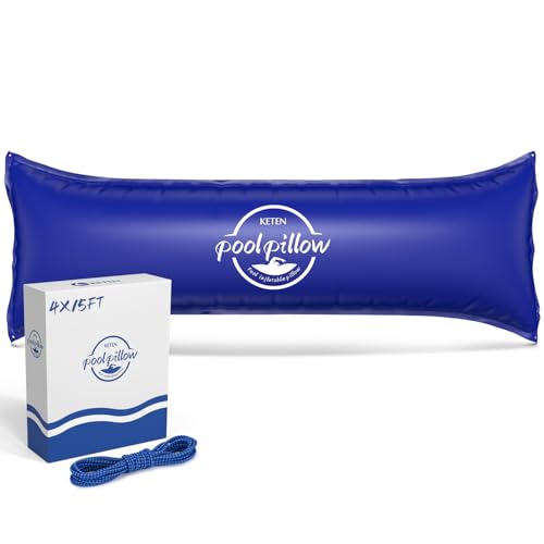 Keten Pool Pillows for Above Ground Pools 4x15FT, Heavy Duty Extra Durable 0.4 mm PVC Winter Pool...