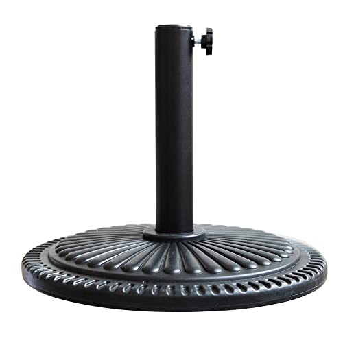 ASTEROUTDOOR Patio 18" Outdoor Stand Base Market Umbrella Holder for Deck, Lawn, Garden, Pool, Black ASTEROUTDOOR Patio 18" Outdoor Stand Base Market Umbrella Holder for Deck, Lawn, Garden, Pool, Black