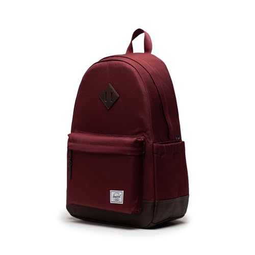 Image of Herschel Heritage Backpack - Work Backpacks, 16 inch Laptop Backpacks, College Backpack for Men and Women, Travel Carry-On Bookbag, Water Bottle Pocket, Padded Shoulder Straps, 24L, Port /Chicory Coffee