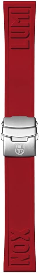Luminox Men's Red Rubber Cut-to-Fit Watch Strap