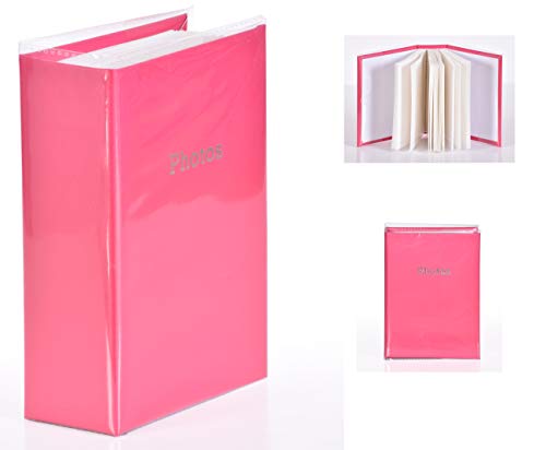 6'' x 4'' Slipin Photo Album Holds 120 Photos Photography Storage (Pink)