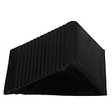 Alipis Tragbares Gummi Reifendreieck Pad mit Eingebautem Griff Rutschfester Auto Antirutsch Unterlegkeil für Pkw und LKW zur Sicheren Fahrzeugpositionierung