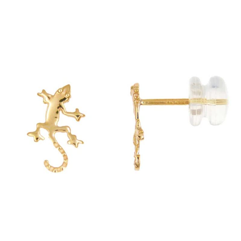 Boucles d'oreilles salamandre or jaune pour illuminer votre look bohème chic