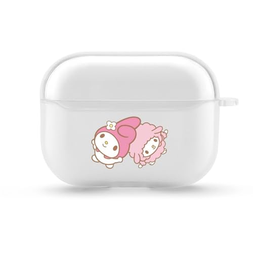 �N���~ ����� AirPods Pro �P�[�X AirPods Pro ��2����/��1���� �P�[�X TPU�f�� ���C�����X�[�d�\ �y�� �L�Y�h�~ �ϏՌ� ��LED���C�g �t�b�N�t��