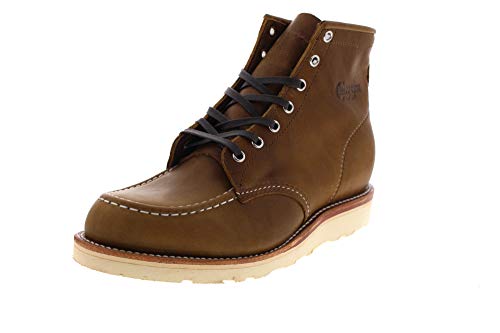 Chippewa Mens 6 Inch Baldwin Moc Toe Boots Ankle - Brown - Size 10.5 D
