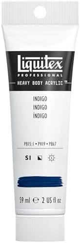 Liquitex Professional Heavy Body Acrylic Paint, 2-oz (59ml) Tube, Indigo