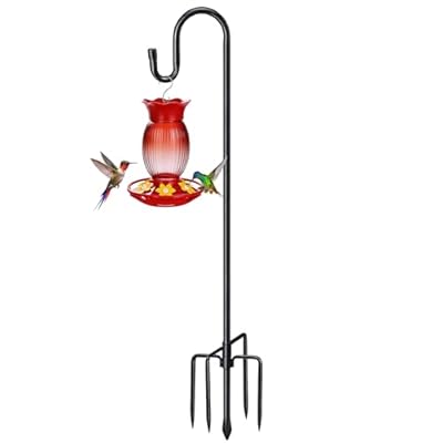 COCONUT Ganchos de pastor resistentes de 78 pulgadas para exteriores, poste de comedero de pájaros con base de 5 puntas, gancho de pastor de altura ajustable para comedero de colibríes, comedero de | Ya disponible en tu tienda friki favorita! En mundofriki.es! COCONUT Ganchos de pastor resistentes de 78 pulgadas para exteriores, poste de comedero de pájaros con base de 5 puntas, gancho de pastor de altura ajustable para comedero de colibríes, comedero de | Ya disponible en tu tienda friki favorita! En mundofriki.es!