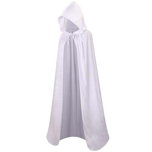 maxToonrain Velvet Hooded Cape for Adults Unisex Cloak with Hood for Halloween Christmas World Book Day Fancy Dress Costume (130cm - Image 2