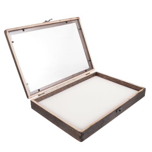 MUCKLILY Insect Specimen Display Case Pinning Board Elegant Acrylic Butterfly Pinning Box for Wall Decor and Storage Style