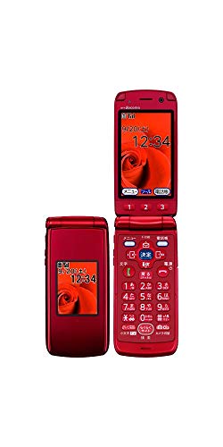 Amazon | FUJITSU FOMA らくらくホン7 F-09B レッド | 富士通 | 携帯