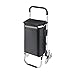shopping cart Carrello Portaspesa 6 Ruote, Salire Le Scale Carrello Spesa Pieghevole Impermeabile Grande capacità Borsa Trolley Portatile Spingi/Tira Camion A Mano per Supermercato Picnic 40L (Nero)