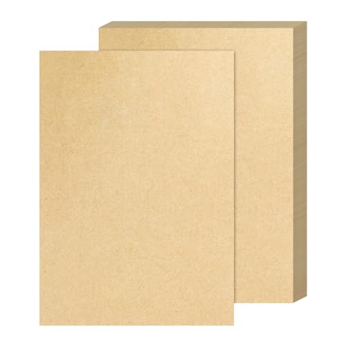 50 Feuilles Papier Kraft A4, 150g Papier Marron, Carton Naturel de Papier, Papier Carton Kraft, Kraft Craft Recyclé pour Invitations de Mariage, Cartes de...