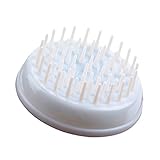 dijiusidy Shampoo Bürste Haushalt Damen Herren Kopfmassagegerät Kleines rundes Körperpflege Kopfhautmassagegerät Dusche Zubehör