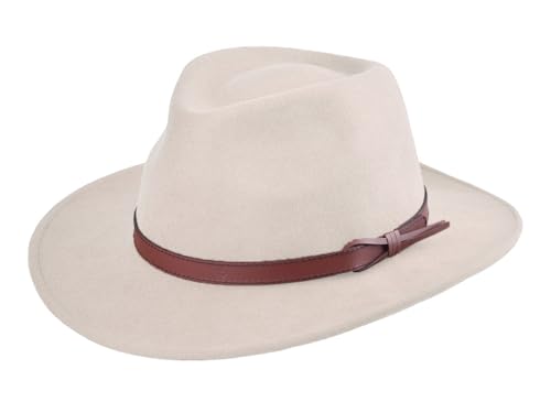 Bigalli Livorno. Outback Hat 100% Wool Felt - Outdoor Style