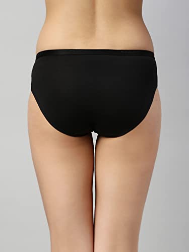 Enamor Women's Cotton Hipster Underwear Panties - Pack Of 3, Full Coverage, Stain Release Technology #TOP7