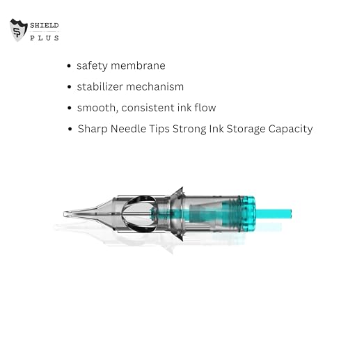 Image of 5RS Round Shader Tattoo Cartridge Needles - Disposable & Sterile (10-Pack)