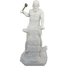 Hephaestus Sculpture Ancient Greek Blacksmith God Active Statue