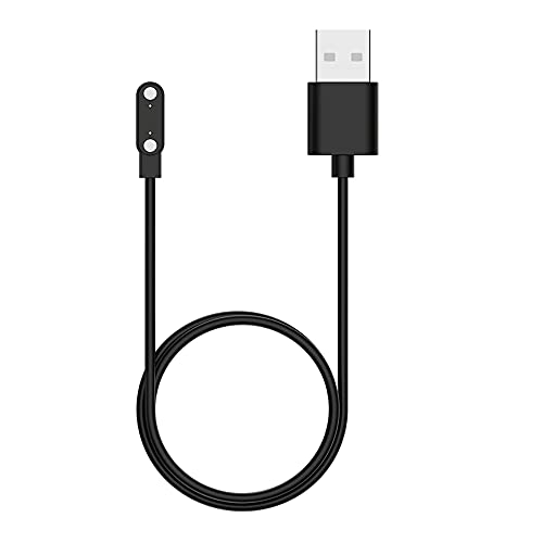 AZXJC USB 2 Pin Smart Watch Charging Cable Zinc Alloy Adsorption Charging Data Cable for 7.62 Pitch Smart Watches and Children's Watch