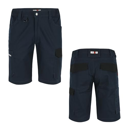 Bermuda de travail BARGO marine HEROCK multibloches résistant - 4