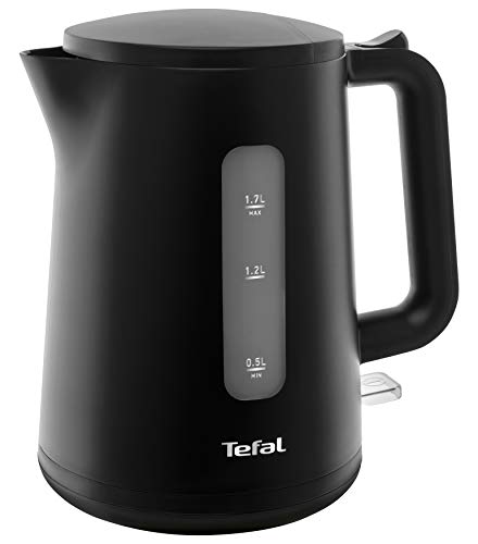 Foto von Tefal KO2008 Wasserkocher Principio Select | 2400 Watt | 1,7L Wassertank | Automatischer Ein-/Ausschalter | Antikalk-Filter | schwarz Matt