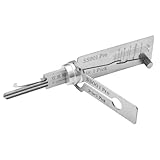 2-in-1 L/ock Pick und Decoder Werkzeugset für Tür L/ocks, professionelle Schlosser-Werkzeuge