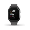 Garmin 010-02427-00 Venu Sq, GPS Smartwatch with Bright Touchscreen Display, Up to 6 Days of Battery Life, Slate Aluminum Bezel with Shadow Gray Case and Slate Silicone Band