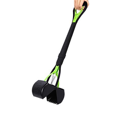 Ceasyde Large Pooper Scooper, 28” Inch Long Handle Walking Poo Remover Grabber Picker for Outdoor Garden/Indoor Cat and Dog Animal Waste, No Need To Stoop