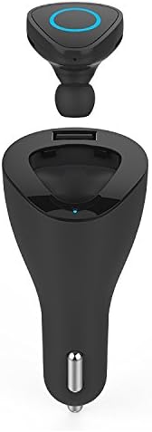 XoomBot V4.1 Bluetooth Earbuds,Car Charger, Mini Headphones with USB Car Charger, Charger Adapter with Mini Wireless Headset Hands-Free Stereo Earphone with Microphone