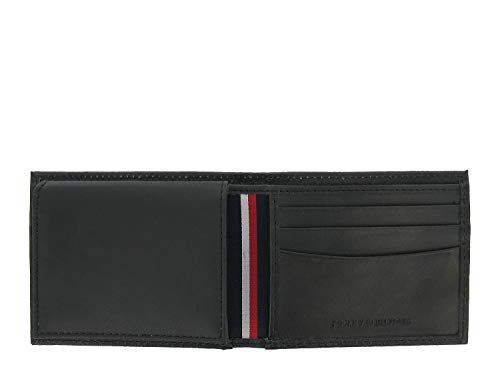 Tommy Hilfiger Men's Bi-Fold Wallet 2-Fold (Black)2