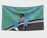 J Cole College Dorm Party Wall Flag Banner Tapestry 3x5Feet College Dorm Frat or Man Cave Decor