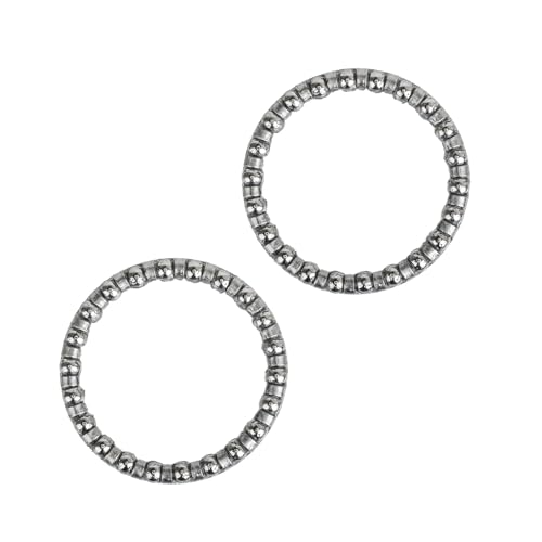 1 Pair Bearing, 1 Pair Bowl M365 1S Pro Scooter Front Fork Tube Swivel Steering Parts Front Fork Bearing Bowl Plastic Spacer(Bearing)