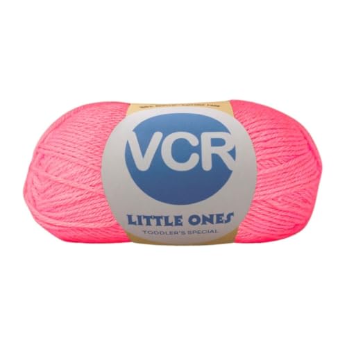 Image of VCR Magenta Pink Yarn, 100 Grams Hank, 190 Meters Length, Acrylic Ball for Crochet and Knitting, Soft Crosia Threads, Pack of 1 Yarn, Suitable for DIY Crafts