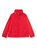 Transpirable Geox W GENZIANA Chaqueta, Rojo (Red Signal), 42 para Mujer