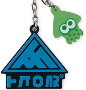 Amazon スプラトゥーン2 ブランドロゴラバーキーホルダー 5 バトロイカ 単品 通販