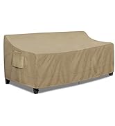 PureFit Outdoor Couch Cover Waterproof Patio Sofa Furniture Covers, 3-Seater Outdoor Cover with A...