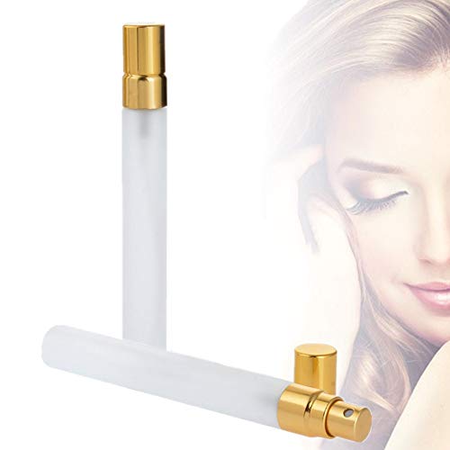 Preisvergleich Produktbild OVsler SprüHflasche Klein SprüHflasche Glas Sprayflasche Leer Zerstäuber Duft Leere Flasche Nachfüllbarer Travel Mini Ungiftige Sprühflasche Perfekt Für Unterwegs Parfüm-Reiseflasche Gold