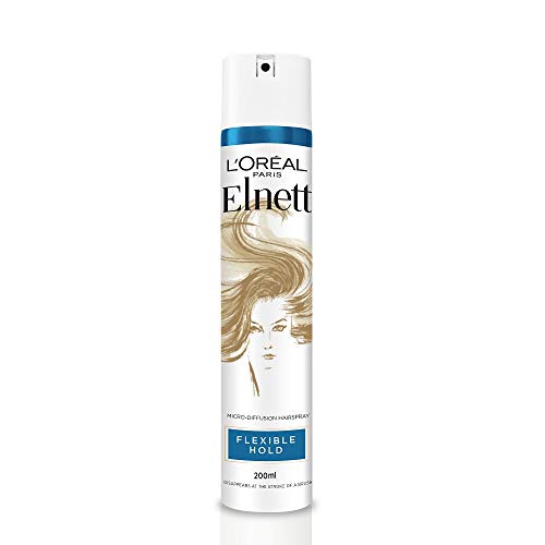 L'Oreal Hairspray By Elnett For Flexible Hold & Shine, 200Ml
