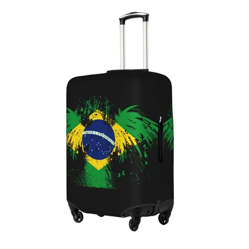 Travel Luggage Cover Brazil Brazilian Flag Fashion Washable Baggage Suitcase Protector Fit For 18-32 Inch Luggage2