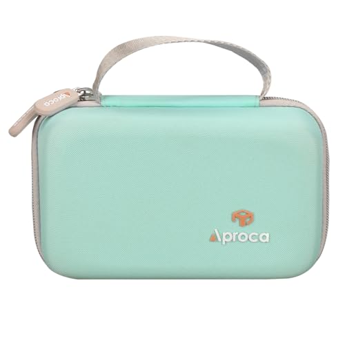 Aproca Hard Case Compatible with Newbealer Travel Iron Mini Dry Iron, Portable Storage Bag for Accessories -Green (Case Only)