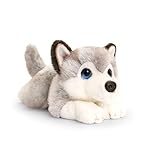Keel Toys SD2520 - Cenefa para Cachorros (25 cm), Color Gris y Blanco