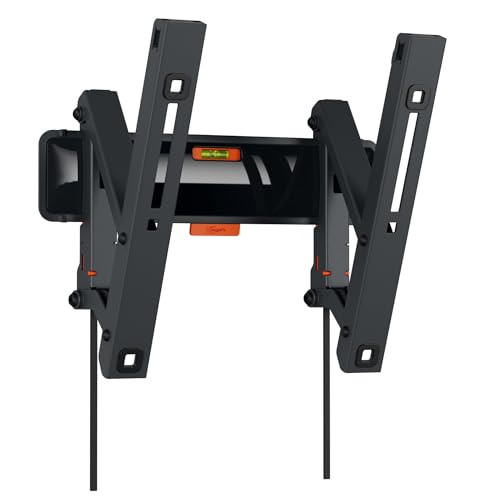 Vogel's TVM 3215 tilting TV wall bracket for 19-43 inch TVs, Max. 33 lbs (15 kg), TV wall mount max. VESA 200x200, Universal compatibility