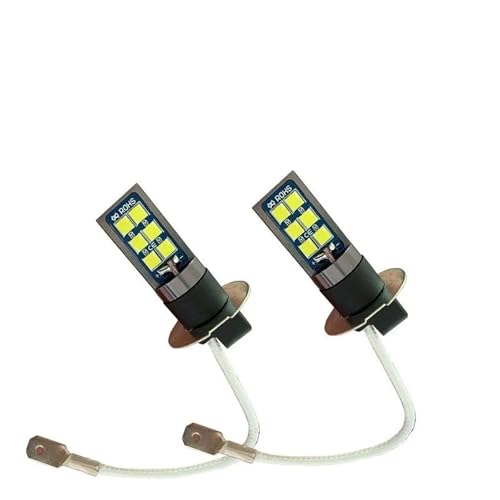Feu circulation automatique H3 LED super lumineux jaune antibrouillard